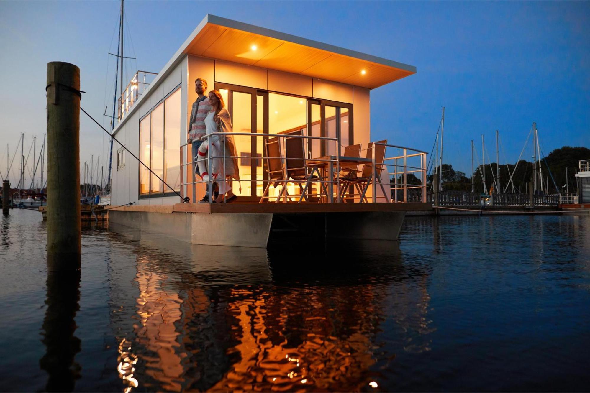 Rendbjerg Hausboot Well - Husbad Wellヴィラ エクステリア 写真