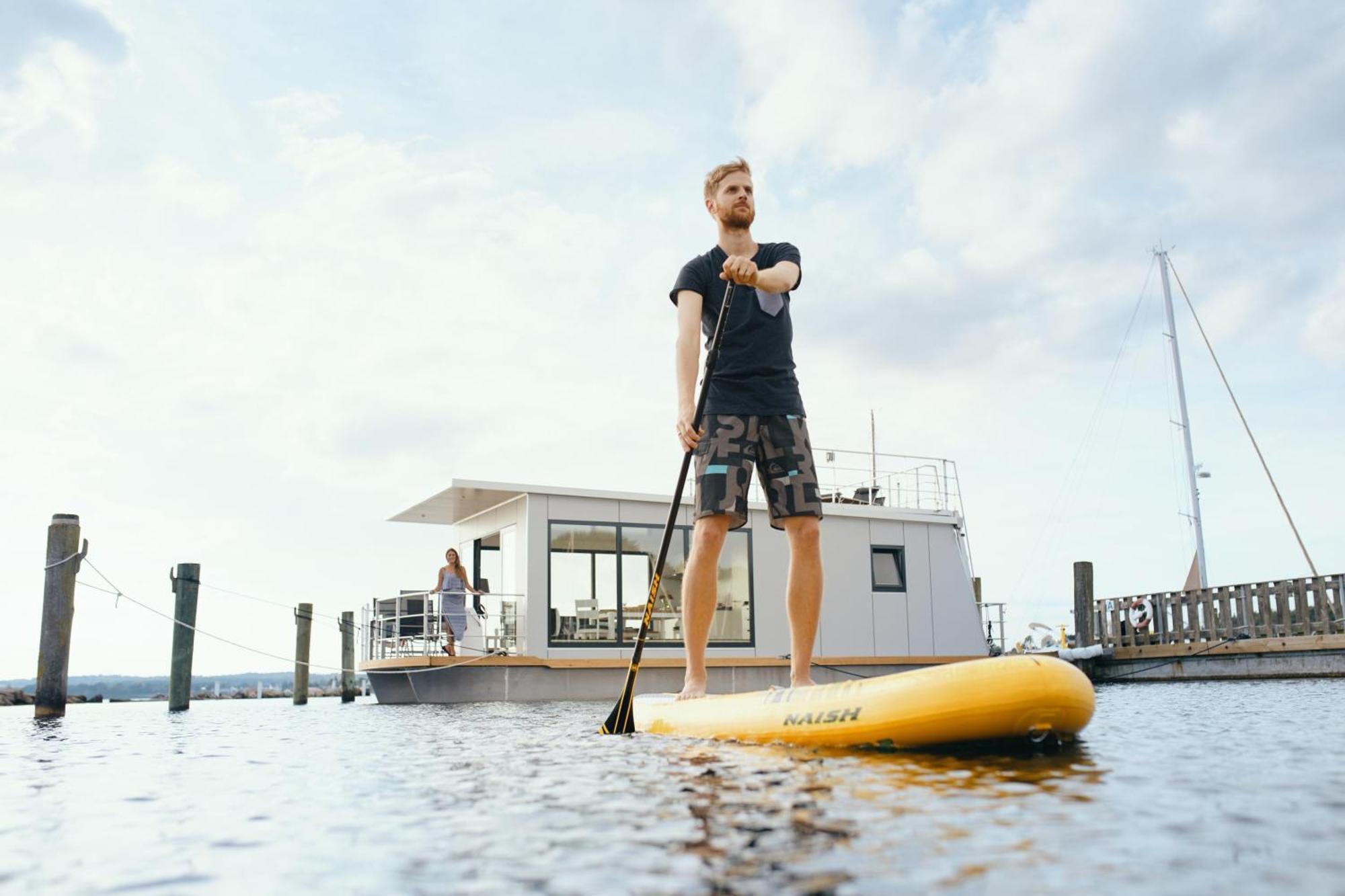Rendbjerg Hausboot Well - Husbad Wellヴィラ エクステリア 写真